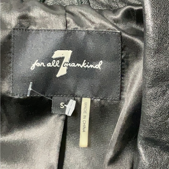 7 For All Mankind Black Blazer - Picture 3 of 4